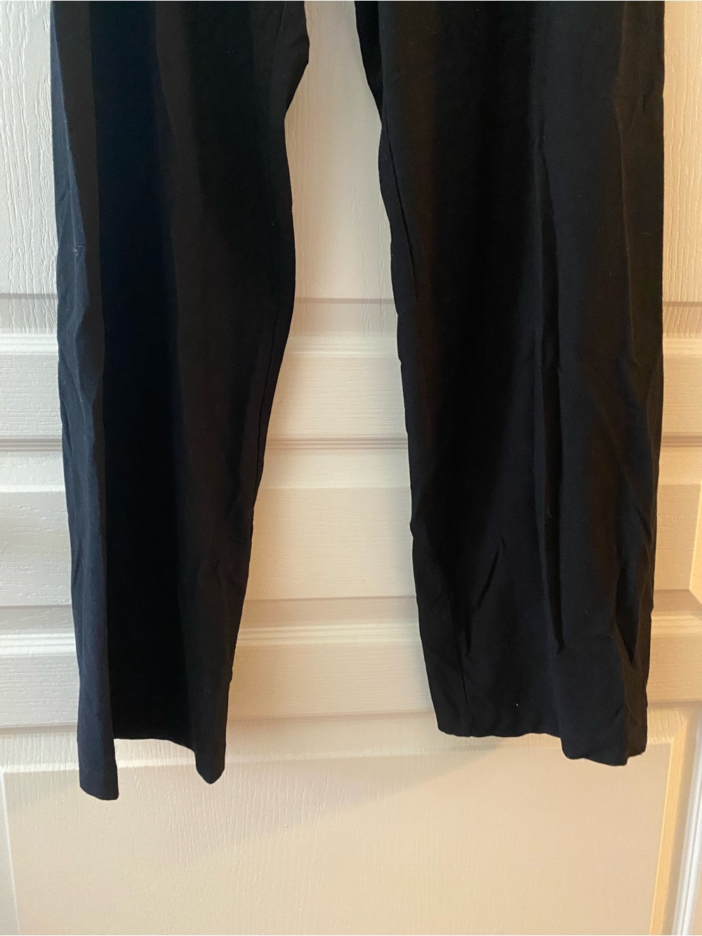EILEEN FISHER Washable Crepe Pull-On Pants in Black - XL - Picture 9 of 10